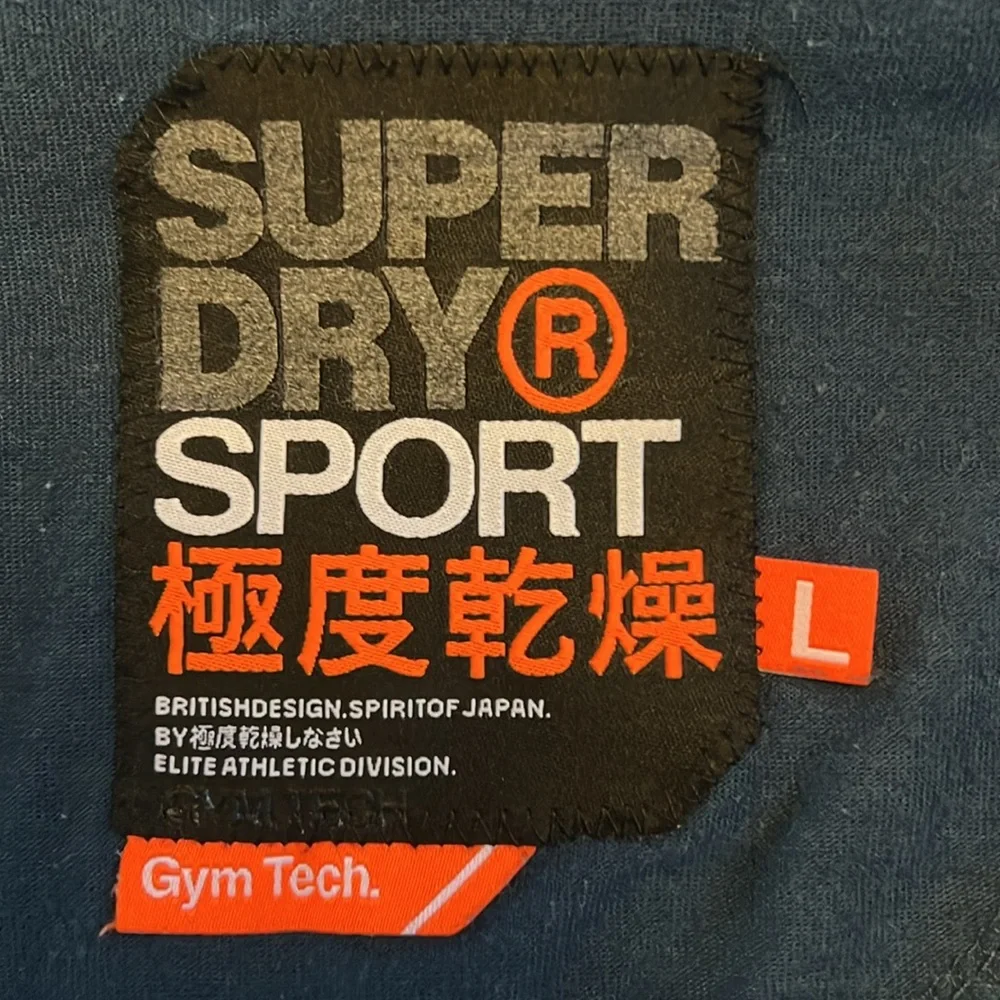 Superdry Sport Gym Tech dark blue men’s shorts size L, EUC black - Picture 4 of 8